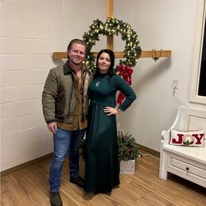 Elegant Green Maxi Dress